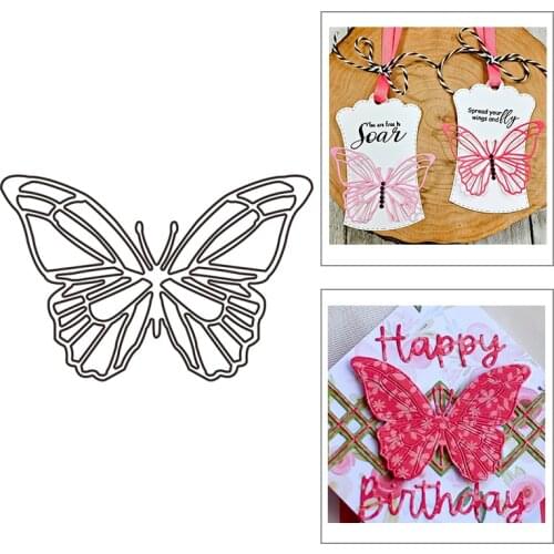 2021 New insect Butterfly Metal Cutting Dies For DIY Craft Making Greeting Card and Album Paper Scrapbooking No Clear Stamps Set