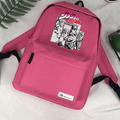 Jojo Bizarre Adventure bagpack backpack bolsas laptop designer women men backpack