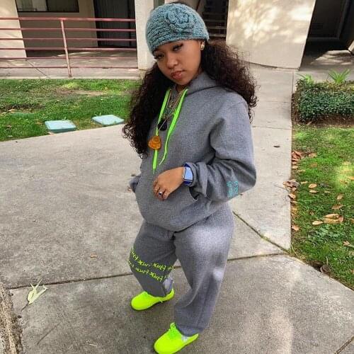 Hooded Tracksuit Two Piece Set Jogger Pants Women Clothes Sportswear Africa Leisure Sweat Suit 2 Piece Set Sweatsuits Sweatshirt