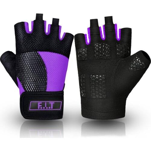 Weightlifting Training Gloves For Women Gym Equipment Dumbbell Anti-slip Anti-vibration Horizontal Bar Men Workout Gloves
