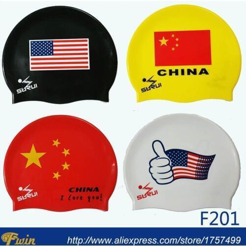 Unisex Adults Waterproof Silicone Protect Ears Long Hair Sports Swim Pool Swimming Cap Can be customized with logo printing