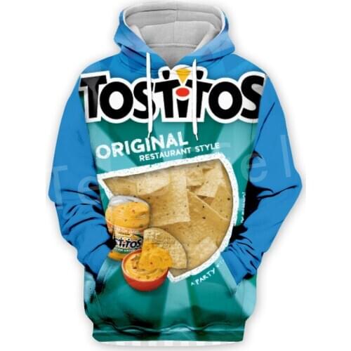 Tessffel Potato chips Snacks bag Funny Sweatshirt Pullover Food Long Sleeve Tracksuit 3DPrint Casual Mens Hoodies Men/Women D20