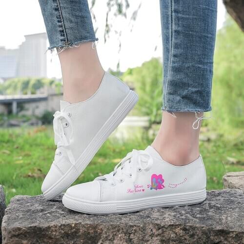 Woman Canvas Shoes 2020 Ladies Fashion Tenis Feminino Vulcanize Sneakers Shoes Trainers Ladies Shoe Zapatos Mujer W31-61