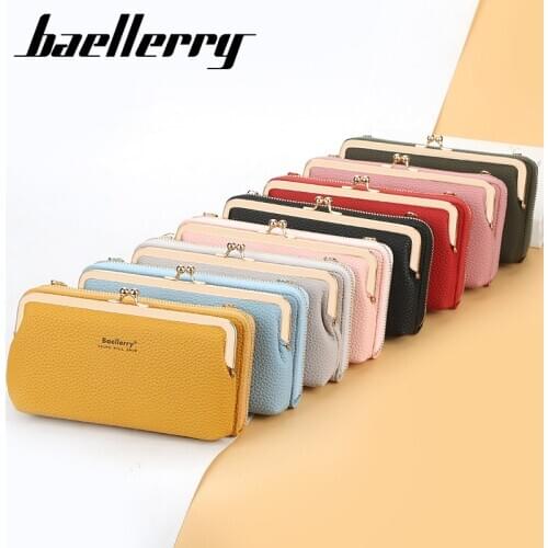 Women Casual Brand Cell Phone Wallet Horizontal Version Card Holders Wallet Handbag Purse Clutch Messenger Shoulder Straps Bag