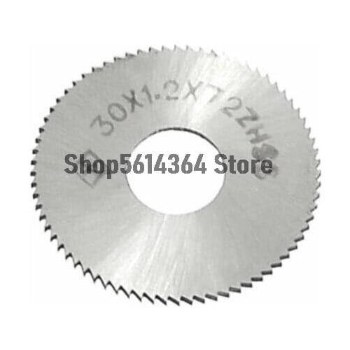 30mm x 1.2mm x 10mm 72T HSS Circle Slitting Saw Cutter