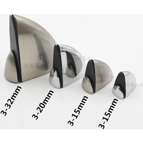 4pcs Adjustable Zinc Alloy Glass Clamp Shelf Clip Bracket Support Shelf Holder Stainless Steel Holder For Glass Wood Shelves