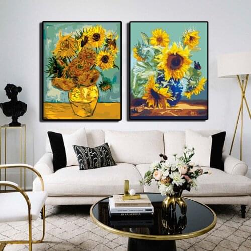 40*50cm Diy Oil Animals plants Digital Painting by Numbers kits Abstract Acrylic Paint by Numbers for Adults Home Decoration