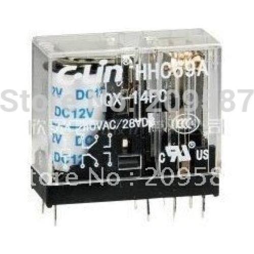 5PCS JQX-14FC 1Z 220V AC Coil 10A 220VAC / 30VDC Electromagnetic Relay 5 Pin SPDT