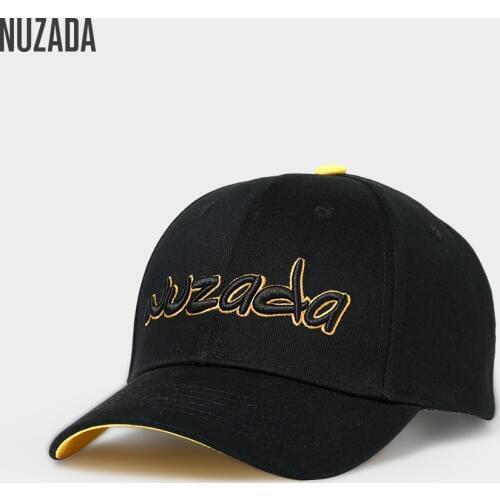 NUZADA Brand Original Design Men Women Baseball Cap High Quality Embroidery Letters Cotton Hat Snapback Bone Caps Classic