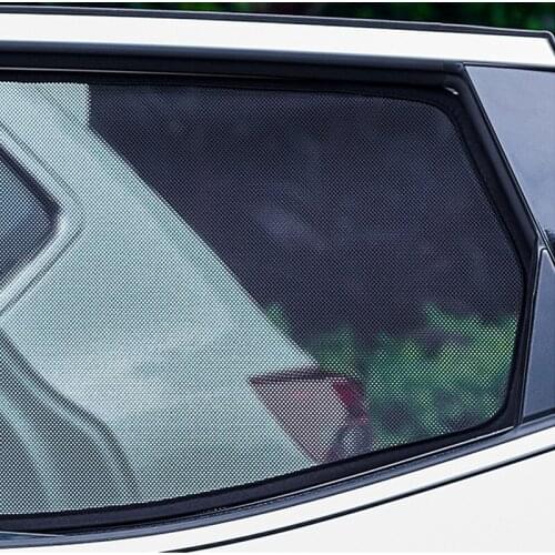 For Mazda 5 M5 2010-2018 Front Windshield Car Sunshade Side Window Blind Sun Shade Magnetic Door kids Visor Mesh Frame Curtain