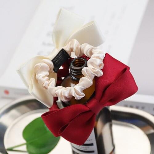 3pcs/Lot Elegant Fabric Solid Elastic Hair Bands Girl Ponytail Pearls Scrunchies Tie Rubber Band Headband Hair Accessories