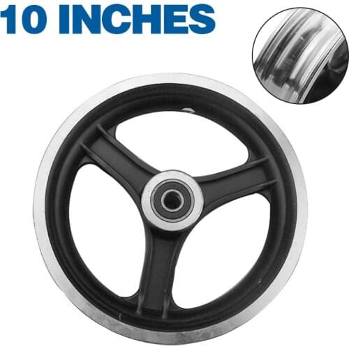 Lightning shipment 10 inch Electric scooter wheel hub 10 inch aluminum alloy wheel rims 10x2 10x2.125 10x2.50 10x2.25 tires rims