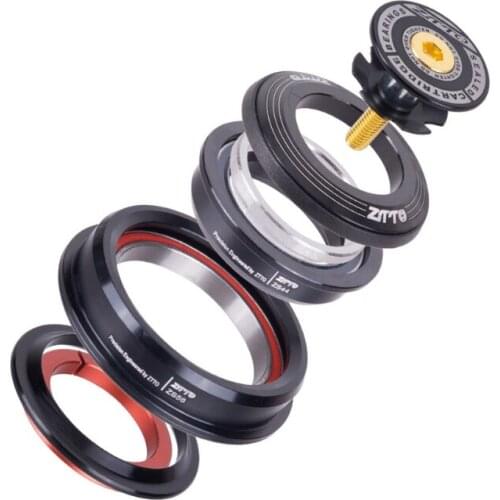 2021 MTB Road Bike ZS44/ZS56 External Cone Tube Tapered Heads Cone Straight Dual Purpose Bowl Set Bicycle Headset Bearing Set
