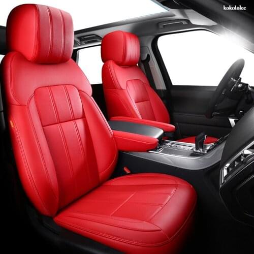 KOKOLOLEE Custom Leather car seat cover set For Acura MDX RDX RL TL ILX CDX TLX-L Automobiles Seat Covers car seats