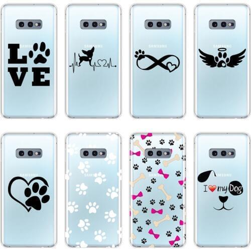 Heart Dog Puppy Love Back Cover For Samsung Galaxy Note 10 Pro Soft Phone Case Silicone For Samsung Galaxy S10 Plus 5G 10E