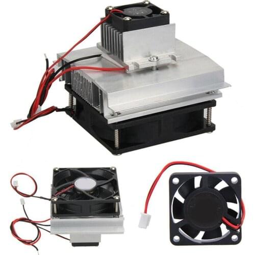 DC12V 6A Thermoelectric Peltier Module 12706 Semiconductor Refrigeration Chip Cooling System Set Cooler Fan DIY Electronic Kit