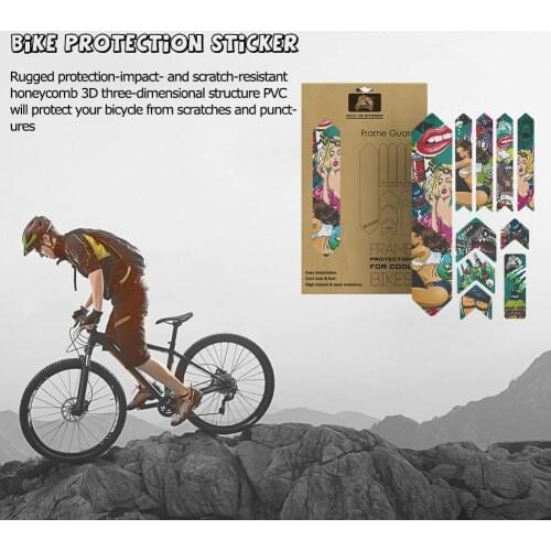 Bike frame sticker Anti-scratch and scratch-proof waterproof For mountain film protective frame road bike