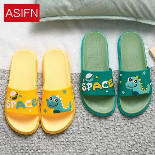 Parent-child slippers ins anti-slip home cartoon couples home slippers womens indoor man shoes house slippers men
