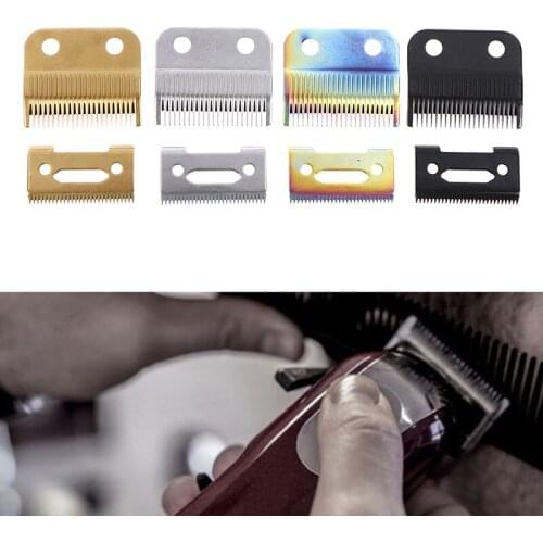 Professional WMARK 2-Hole Hair Clipper Blade Rainbow Color Silver Color Golden Color Replace Blade W-2 for Professional Clipper