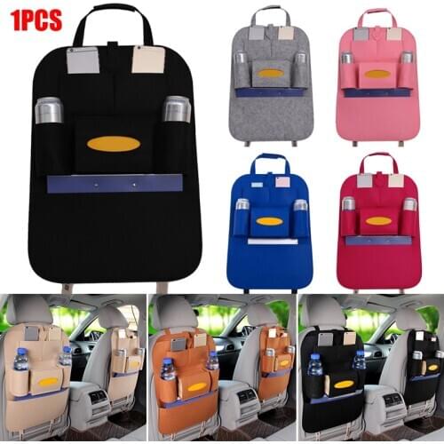 Spot Car Seat Storage Bag Auto Multi-Pocket Felt Covers Organizer Storage Holder Seat Back Organizers 40cm*56cm Car Styling