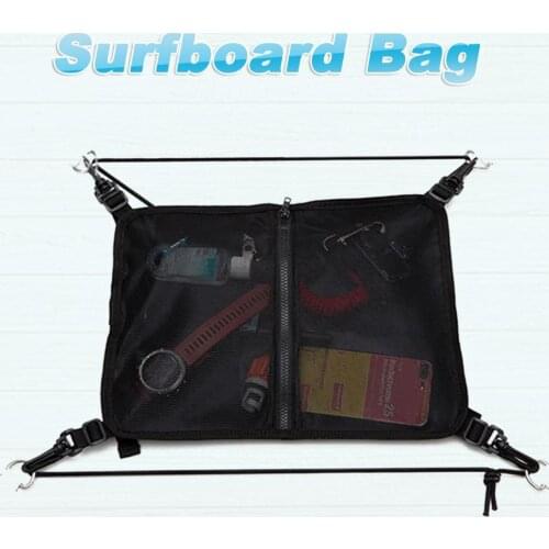 Surfboard bag with large zipper opening, hands-free breathable surf storage bag, with 4 outdoor suction cups, can store nylon