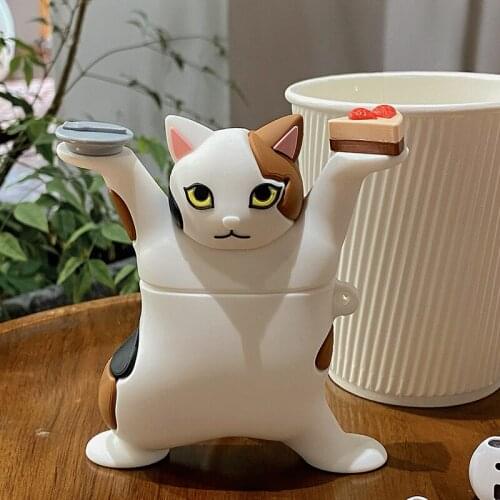 Funny Cat Silicone Case for Airpods 1 2 Cartoon Cute Case for Apple Airpods Pro Wireless Earphone Cover Charging Box