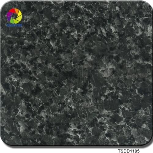 1m*10m size Hydrographics film TSDD1195 black marble water transfer printing film