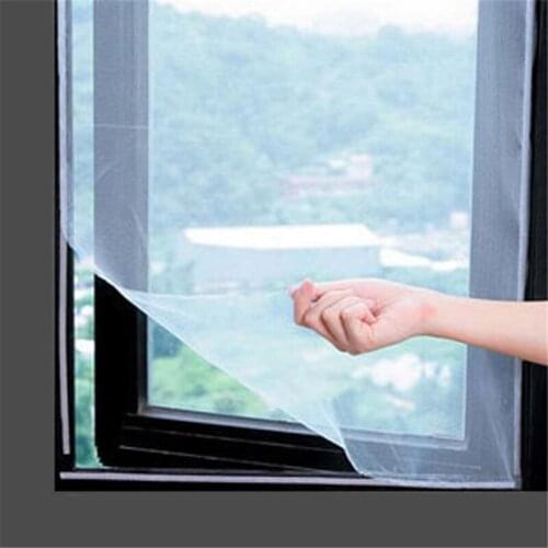 10Sets 1.3m 2m Insect Screen Window Netting Kit Fly Bug Wasp Mosquito Curtain Mesh Net Cover Insect Window Net &Tape