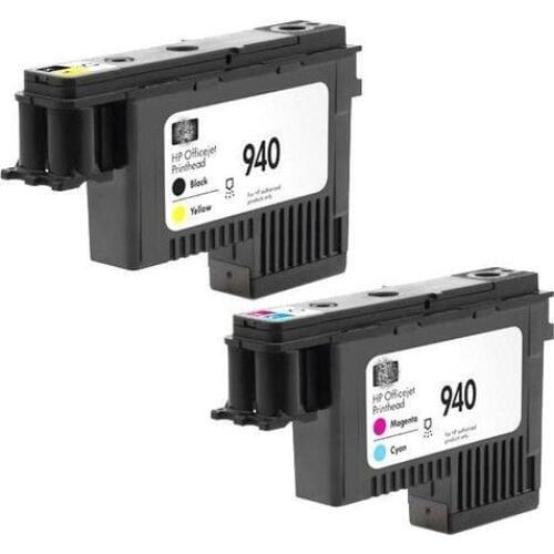 2pcs/set)/Lot Free Shipping 940 C4900A C4901A Printhead Black / Yellow Magenta / CyanFor HP OfficeJet Pro 8000 8500 Printer