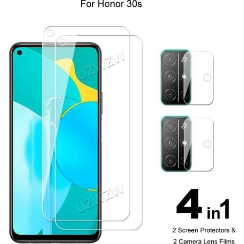 For Honor 30S Camera Lens Film Protective Glass Screen Protector Guard Tempered Glass