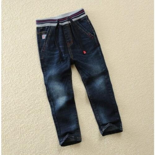 2019 new childrens boys jeans trousers spring and autumn stretch childrens pants