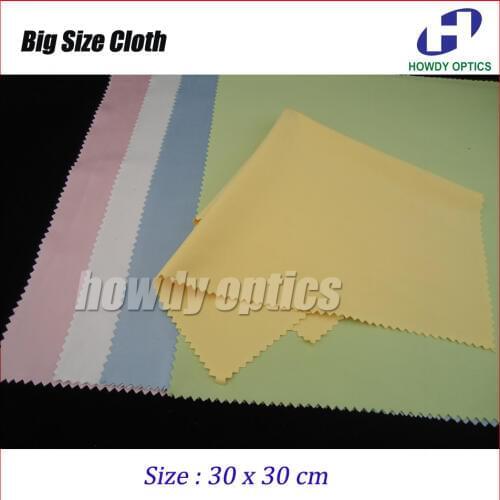 HM-14) Quality Big Size 30x30cm eyeglasses Car Glass Glasses Lens Microfiber Cleaning Cloth