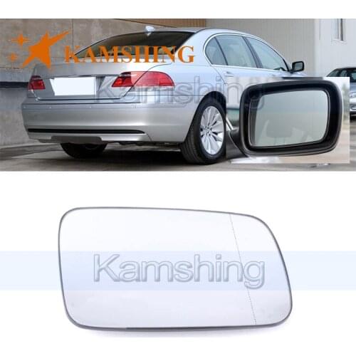 Kamshing For BMW 7 Series E65 E66 730 740 745 750 760 li 2004-2008 Outer Rear View Mirror Glass RearView Mirror Lens With Heated