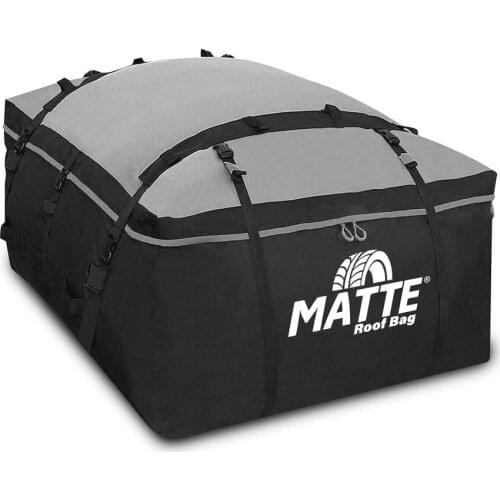 Matte Car Car Roof Bag & Rooftop Cargo Carrier. 19 Cubic Feet. 100% Waterproof Excellent Military Quality Car Top Carrier