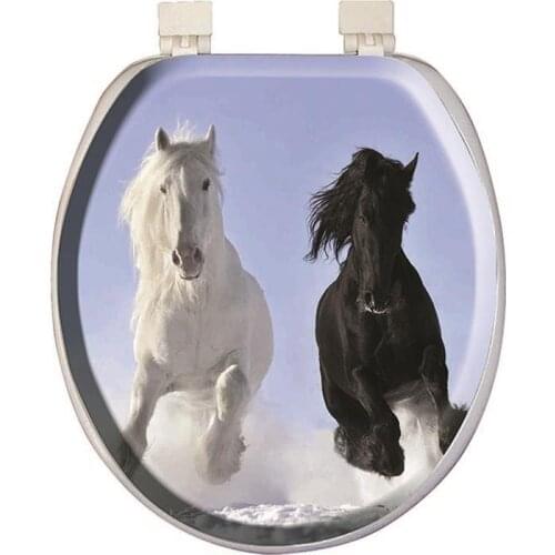 Softy Classic Pattern Soft Toilet Seat Cover White