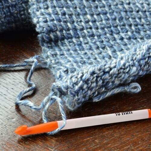 6Pcs Crochet Hook Circular Knitting Needles Set Aluminum Home Art Craft Tool DIY Soft Plastic Handle Weaving Sewing Crafts