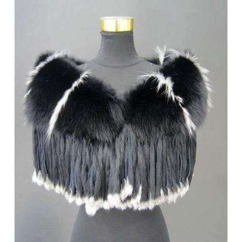 2015 Top Fashion Solid New Winter Scarf Women Fox Fur Collar Rabbit Raccoon Caps Article Warm Scarves Shawls