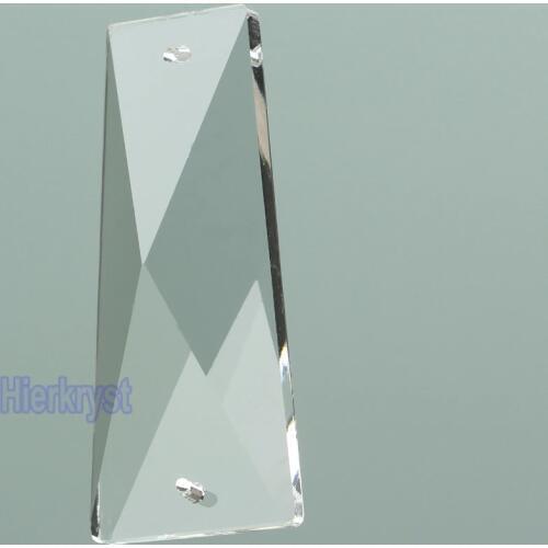 New Arrival K9 Clear Glass Crystal Chandeliers Lights Parts Pendants Trapezoid Crystals Lamp Drops 1pc/lot 58mm 2.28"