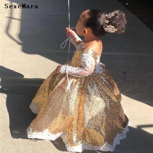 New baby girl 1st birthday party dresses ball gown kids girl dress toddler pageant gown any size