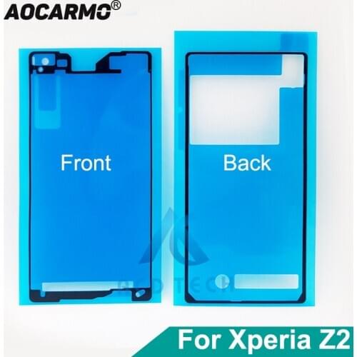 Original New Waterproof Adhesive For SONY Xperia Z2 L50W D6503 Front LCD/ Bracket / Back Cover Adhesive Full Set Tape Sticker