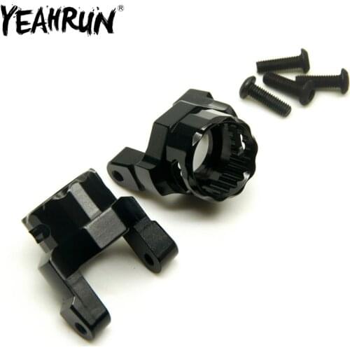 YEAHRUN RC Car Front C-Hubs Aluminum Alloy Caster Blocks C Hubs for 1/10 RC Car Off Road Axial Wraith 90018 90020 90031 90045