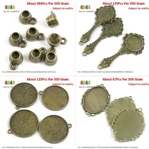 Jewelry Making Charms Wholesale Suppliers Dust Plug Mirror Cabochon Blanks 18MM Oak Frame Oval