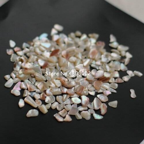 100g/lot Natural Crushed Shell Mother of Pearl shell for DIY Jewelry Crushed Shell MOP Pearl shell for fake nails