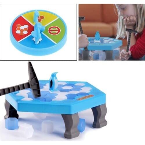 2020 Newest Hot Penguin Trap Ice Breaker Kids Puzzle Desktop Knock Game Block Family Toy