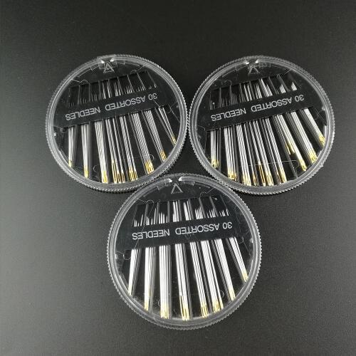 30Pcs Sewing Needles Hand Embroidery Mending Craft Quilt Sewing Assorted Case Needles Hand Tools Mending Craft Quilt Sew Case