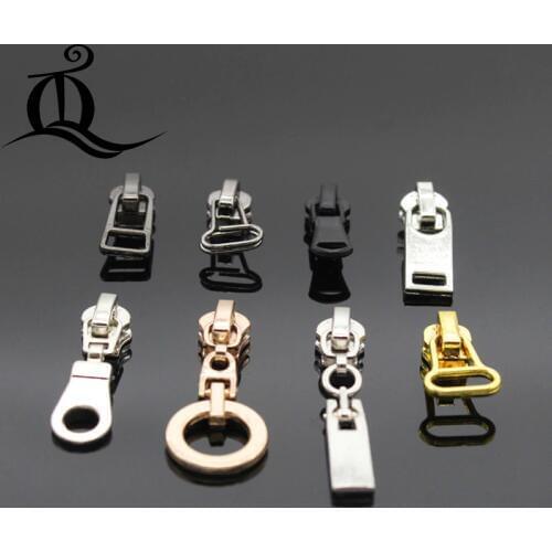 5 pcs 3# mix pearl zipper repair kits zipper pull Metal zipper slider,zipper head,Garment,bag and suitcase accessories,clothes,b