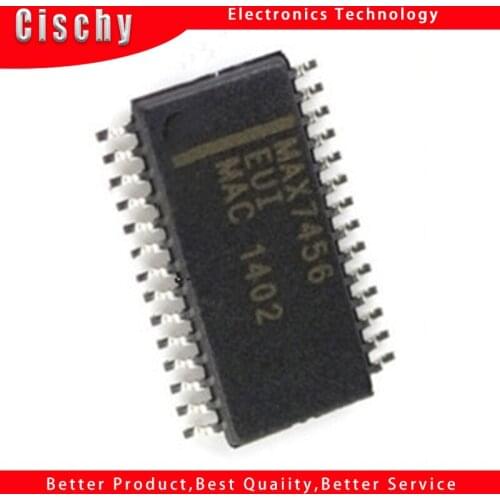 5pcs/lot MAX7456EUI MAX7456EUI+ MAX7456 TSSOP28 In Stock