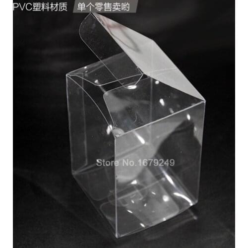 7x7x12cmDHL fast shipping PVC Transparent box/ The plastic Gift boxes Pastry biscuit boxes Display case 100pcs/set