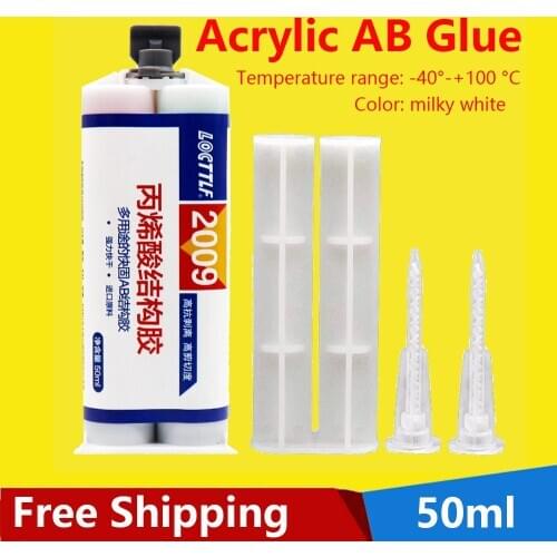 Acrylic AB Glue Strong Quick-drying High Temperature Resistant Glue Wood Metal Stainless Steel Ceramic Waterproof Universal Glue