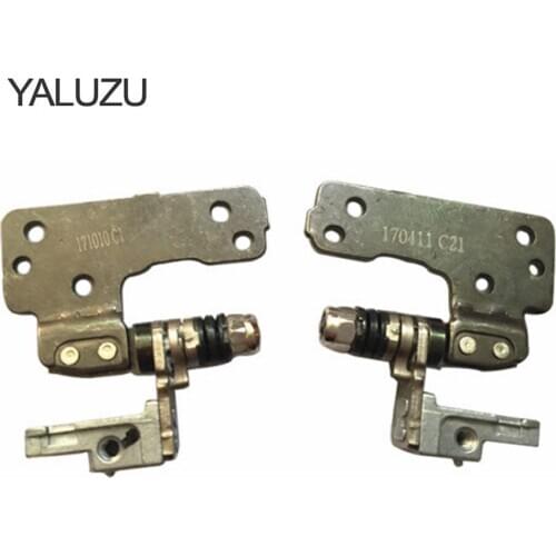 GZEELE laptop accessories NEW FOR DELL Latitude 14 7000 Series E7470 hinges L+R WITH Touch laptop hinges for free shipping